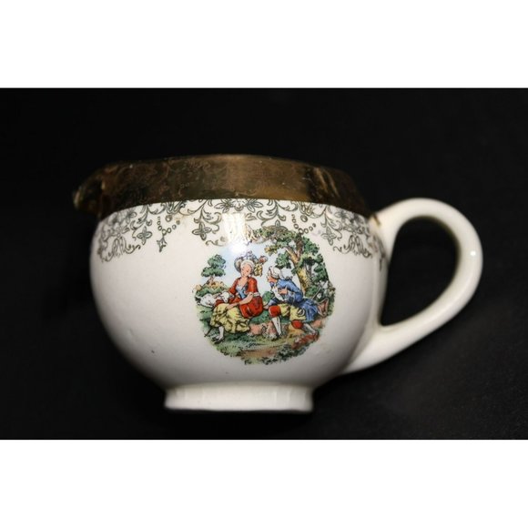 Vintage Sabin Crest O Gold Cream and Sugar Set - USA - 1950’s Approx $25 - Picture 6 of 9